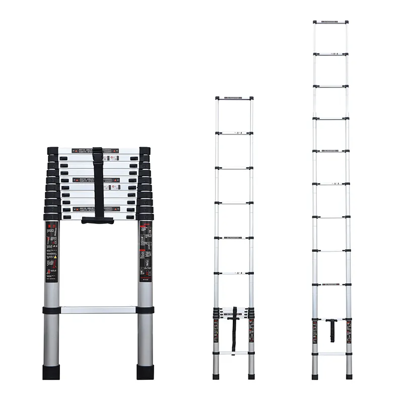 Can Bear 150 Kg Attic Step Aluminium Ladder Warehouse inside And outside Use Telescopic Ladder with foldable