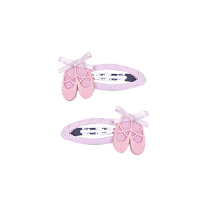 Niños dulce Animal flor niña ovalada gota de agua borde hecho a mano tela hilo correas pinzas para el cabello 5-6cm regalo - Product Image 6