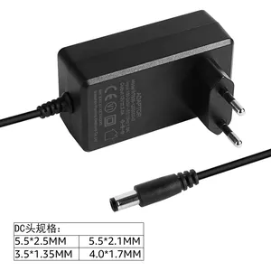 PAREDE Plug Carregador 5V 6V 9V 12V 15V 19V 24V Adaptador de alimentação 1A 2A 3A 4A 5A Adaptador de alimentação Teste de resistência dielétrica 100%