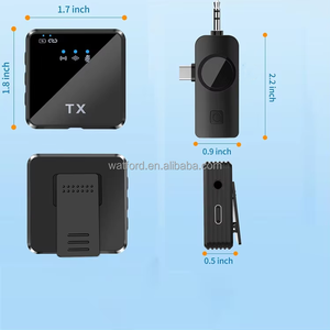 Micrófono de Solapa Inalámbrico Tipo C F11-2, Transmisión en Vivo, Grabación de Videos Cortos, Micrófono Lavalier Profesional con Reducción de Ruido - Product Image 5