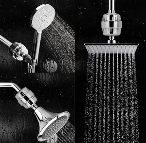 Nhà Máy Bán sỉ lọc nước chất lượng cao tắm lọc nước loại bỏ clo và nước làm mềm vòi hoa sen đầu filer - Product Image 4