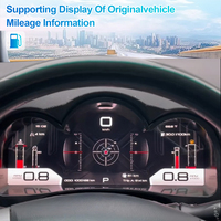 Tableau de bord numérique LCD 12,3 pouces pour Toyota Hilux 2005-2015, panneau de compteur de vitesse, cockpit virtuel