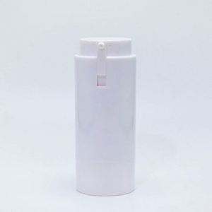 New Design PP 50ml Dual Black Plastic Replaceable Airless <b>Pump</b> <b>Bottle</b> Screen Printing for Cosmetics 30ml Face Cream Serum - Product Image 4