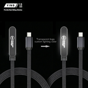 สายดาต้า USB4 Type-C to Type-C กำลังไฟสูง 240W พร้อมโลโก้เรืองแสง ความยาว 1.5 เมตร สายไนลอน รองรับการชาร์จเร็ว 5A  หน้าจอสลักเลเซอร์ สำหรับคอมพิวเตอร์และ IOS - Product Image 5