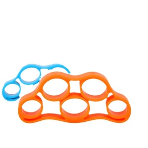 Entrenador de fuerza de dedos de silicona, equipo de ejercicio de mano con borde ancho para adultos y niños, herramienta de entrenamiento físico - Product Image 1
