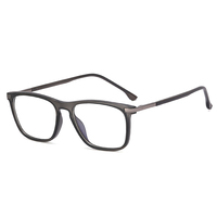 MS 95358 Lunettes de vue unisexes à monture complète, élégantes et bloquant les bleus Lunettes en plastique au nouveau design avec verres dégradés Bleu
