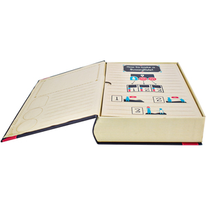 Custom High-End Biodegradable Recyclable Reusable Rigid <b>Magnetic</b> Handmade Custom Color Book-Style <b>Boxes</b> Children's Craft Paper - Product Image 6