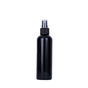 Bouteille en plastique noire à épaules arrondies, avec tête de pulvérisation noire, logo personnalisé, vide, 100 ml, 200 ml, 300 ml - Product Image 5