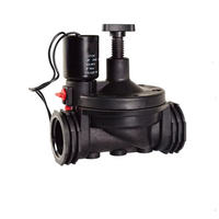Vanne solénoïde d'irrigation 12V DC en plastique pour le contrôle de l'eau agricole, idéale pour les systèmes d'irrigation goutte à goutte de jardins et fermes