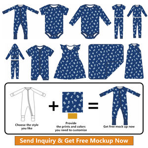 Pijamas Little Sleepers para Bebés, Niños y Niñas, Mono de Bambú y Viscosa, Ropa de Dormir para Recién Nacidos, Cierre YKK Bidireccional, Suave, 180-200 GSM, Todas las Temporadas - Product Image 3