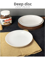 Assiettes en mélamine de 8 pouces, personnalisées en usine, vaisselle, commerce extérieur, minimalisme moderne, motif de dessin animé, cadeau commercial