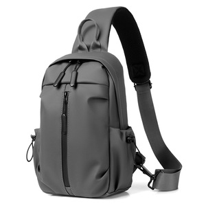 Bolso Bandolera Antisalpicaduras Resistente al Desgaste, Bolso de Mensajero para Viajes, Negocios, Ocio, Bolso de Pecho Simple de PVC - Product Image 1
