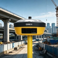 Récepteur GNSS RTK avancé G990II avec batterie 13600 mAh, charge rapide PD 45W, suivi de constellation complète pour la topographie terrestre