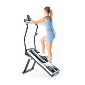 Máquina de escalada de escaleras plegable, escalador de montaña Vertical con reposabrazos ajustable y altura de Pedal para gimnasio en casa, Fitness - Product Image 1