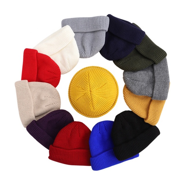 Most Fashionable Unisex Advertising Knit Beanie 100% Acrylic Nice Quality