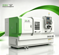 Tour CNC horizontal CK6160 à banc plat, haute rigidité, en fonte, moyenne capacité, à broche unique, commande GSK, équipement de tournage de métaux