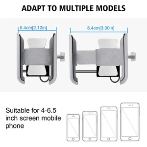 Dudukan Ponsel Anti Air dari Aluminium Alloy dengan Pengisi Daya USB untuk Sepeda Motor dan Sepeda - Product Image 3