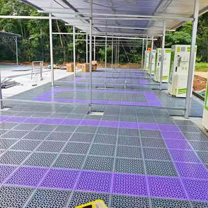 Rejilla de Suelo Entrelazada con Patrón de Diamante de 3.0 mm de Grosor, Baldosas Modulares Resistentes para Estacionamientos Comerciales y Mantenimiento de Vehículos - Product Image 6