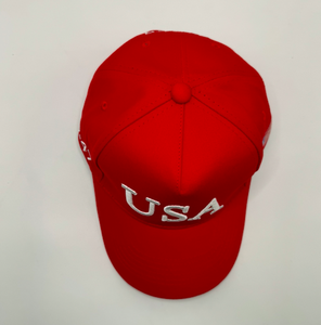 2024년 맞춤형 미국 국기 5패널 남녀 공용 자수 <span class=keywords><strong>MAGA</strong></span> 볼캡 - Product Image 5