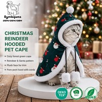 Écharpe tricotée de Noël pour animaux de compagnie, plusieurs motifs, collier ajustable, chapeau de Noël, costume pour chiens et chats de petite race