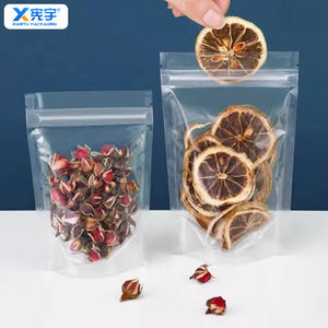 Sac à fermeture éclair debout transparent personnalisé, en plastique PE épaissi, imperméable, pour l'emballage alimentaire, le stockage de café moulu, d'épices, de <span class=keywords><strong>poudre</strong></span> de cacao - Product Image 6