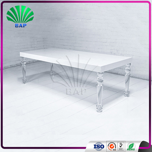 Tùy chỉnh rõ ràng Acrylic Bridal giao diện điều khiển bảng bên ngoài bàn ăn Acrylic bảng trong suốt cho tiệc cưới - Product Image 5
