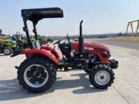 Tracteurs Mini 4x4 50HP4WD HT504-E Tracteur Agricole avec Direction Hydraulique