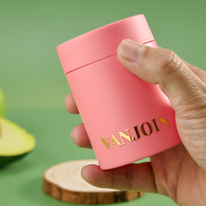 Pot en plastique de qualité supérieure avec finition mate et couvercle de sécurité pour enfants, pour gélules de collagène, compléments beauté, impression de logo personnalisée en HDPE - Product Image 5