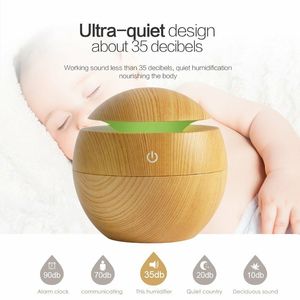 7 màu sắc sơn siêu âm 130ml hương liệu mát Mist Máy tạo độ ẩm không khí - Product Image 4