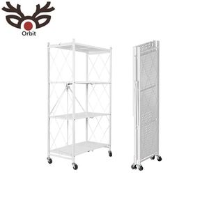Modern Carbon Steel Warehouse Storage <b>Racking</b> <b>System</b> for Kitchen Cabinets Organization (Black/White) - Product Image 5