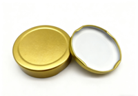 Bouchons à vis en fer blanc personnalisés, anti-fuite, écologiques, de qualité alimentaire, 30mm, 38mm, 43mm, 70mm, pour bouteilles de vin et bocaux, avec sécurité enfant