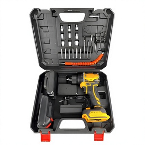 Perceuse à percussion sans fil professionnelle 21V sans balais, 2500 tr/min, avec 2 batteries au lithium pour la construction (vente en gros) - Product Image 5