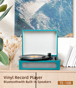 Audmic <span class=keywords><strong>Valise</strong></span> TE-108 Haut-parleurs Bluetooth DAB Radio Tourne-disque <span class=keywords><strong>Lecteur</strong></span> Vente Chaude <span class=keywords><strong>Vinyle</strong></span> Vidéo Accessoire Simple <span class=keywords><strong>Valise</strong></span> - Product Image 6