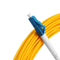 Kabel Jumper jaket PVC 1m & 5m, kabel Jumper jaket PVC Mode tunggal dupleks LC SC UPC SM SX 2.0mm kualitas tinggi