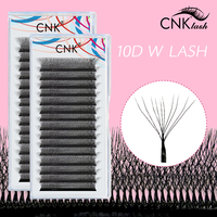 Extensions de cils en grappes 10D en gros, extensions de cils segmentées DIY 0,07 mm, courbure C D DD, longueurs mixtes, marque privée OEM ODM