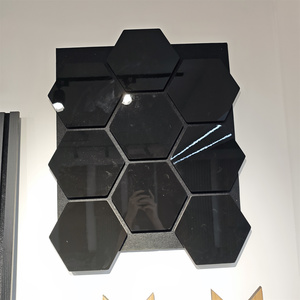 Panneaux acoustiques Akupanel en polyester de haute qualité, sur mesure, finition placage à lamelles, insonorisation, décoration murale intérieure pour bureau et maison - Product Image 6