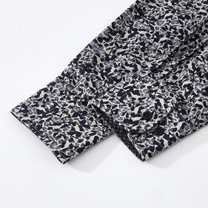 Camisa Casual SQ de Alta Calidad para Hombre Manga Larga con Botonadura Sencilla 100% Popelina de Algodón Estampado de Otoño Ecológica - Product Image 6