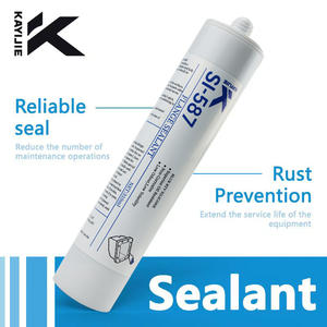 Pistola de silicona KAYIJIE SI-587 portátil de <span class=keywords><strong>9</strong></span> pulgadas y 310 ml, de doble columna, resistente, para sellador amarillo - Product Image 4