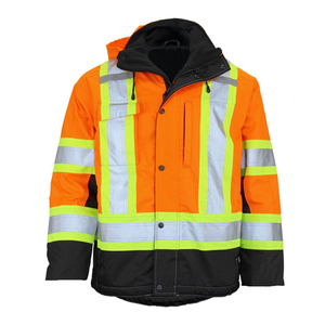 Factory Supply Enchanced Jacket Waterproof Safety Custom Winter <b>Construction</b> <b>Work</b> <b>Clothes</b> for Men - Product Image 2