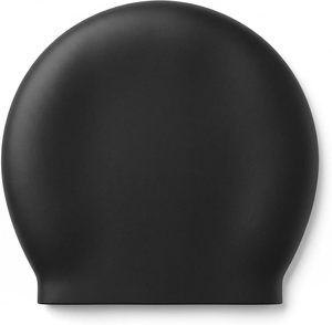 Lot de 2 bonnets de bain en silicone durables et imperméables pour enfants, filles, garçons, adolescents et tout-petits de 3 à 15 ans, ajustement confortable pour cheveux longs ou courts - Product Image 1
