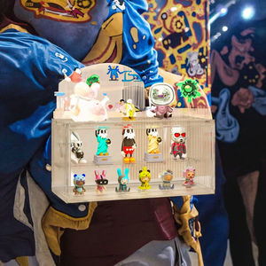 Vitrine transparente en PET technique d'injection pour figurines, boîte mystère, étagère Bubble Mart pour <span class=keywords><strong>Lego</strong></span>, modèle, poupée, ornement - Product Image 4