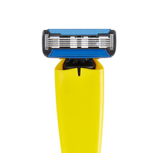 Vendita calda rasoio da barba rasoio di sicurezza in metallo rasoio a 5 lame con acciaio inossidabile per Set - Product Image 1