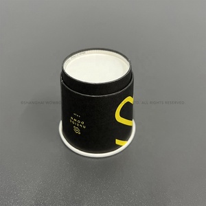 Mini gobelets en papier 1oz pour dégustation de whisky, vin, liqueur, alternative au verre à shot, qualité alimentaire, design spécial jaune avec couvercles - Product Image 4