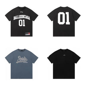 Camiseta de Jersey Personalizable con Bordado y Estampado, Unisex, Cuello Redondo, Manga Corta, Versátil y a la Moda - Product Image 4