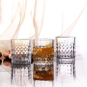 8Oz Khắc Hỗn Hợp Khuôn Thiết Kế Cổ Điển <span class=keywords><strong>Scotch</strong></span> Bourbon Nếm Thủy Tinh Hình Tròn Uống Thủy Tinh <span class=keywords><strong>Whisky</strong></span> <span class=keywords><strong>Cup</strong></span> - Product Image 2