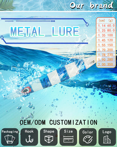 Expédition rapide en 24h, leurres de pêche au thon en métal lumineux 60g 80g 100g, leurres d'eau salée, appâts, jigs lents - Product Image 5
