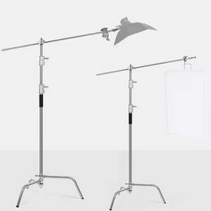 Trípode en C de Alta Resistencia para Cámara, Soporte para Fotografía con Brazo Plegable para Lámparas de Estudio - Product Image 1