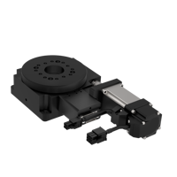 Plateforme de positionnement rotative électrique, plateforme motorisée de haute précision |   Répétabilité de ±0,0012 " pour les équipements semi-conducteurs et optiques