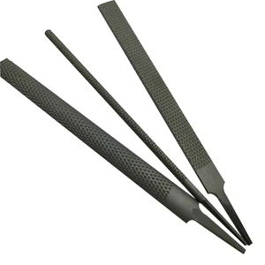 Houtrasp-vijlen met grove tanden, voor houtbewerking, rond, plat, halfrond. - Product Image 5