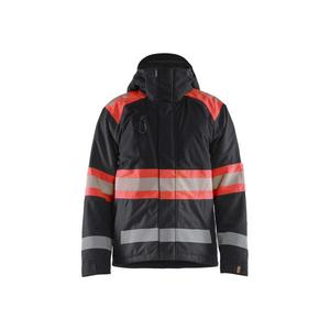 BLAKLADER - 448019779955L Veste d'hiver haute visibilité Noir/Rouge-EAN 7330509855904 HI-VIS WORKWEAR - Product Image 1